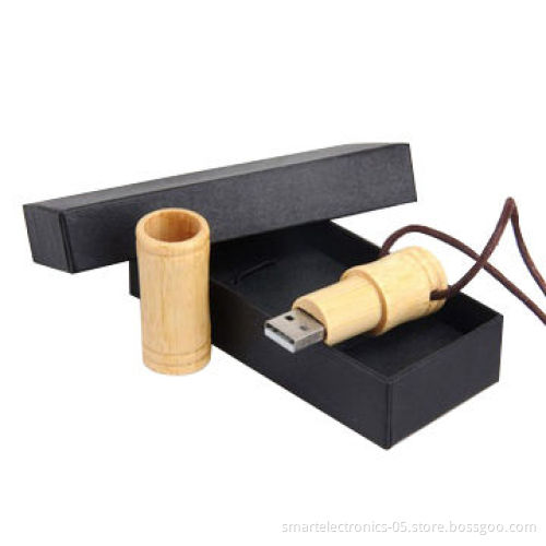 Wooden USB Flash Drive, High Reading and Writing Speed, Free Logo Engraving/Printing, Package